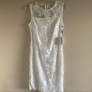 Beautiful embroidered white dress NWT